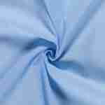 Tela básica de algodón en color azul claro.